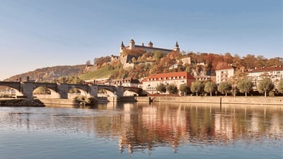 Blick über den Main in Würzburg.